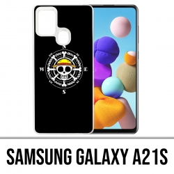 Samsung Galaxy A21s Case - One Piece Logo Compass