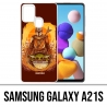 Coque Samsung Galaxy A21s - Star Wars Mandalorian Yoda Fanart