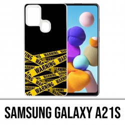 Funda Samsung Galaxy A21s - Advertencia