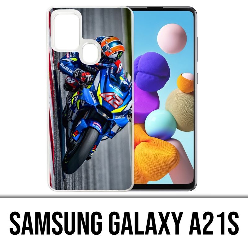 Samsung Galaxy A21s Case - Alex-Rins-Suzuki-Motogp-Pilote