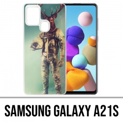 Funda para Samsung Galaxy A21s - Animal Astronaut Deer