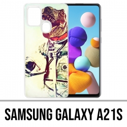 Coque Samsung Galaxy A21s - Animal Astronaute Dinosaure