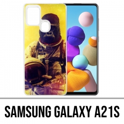 Samsung Galaxy A21s Case - Animal Astronaut Monkey