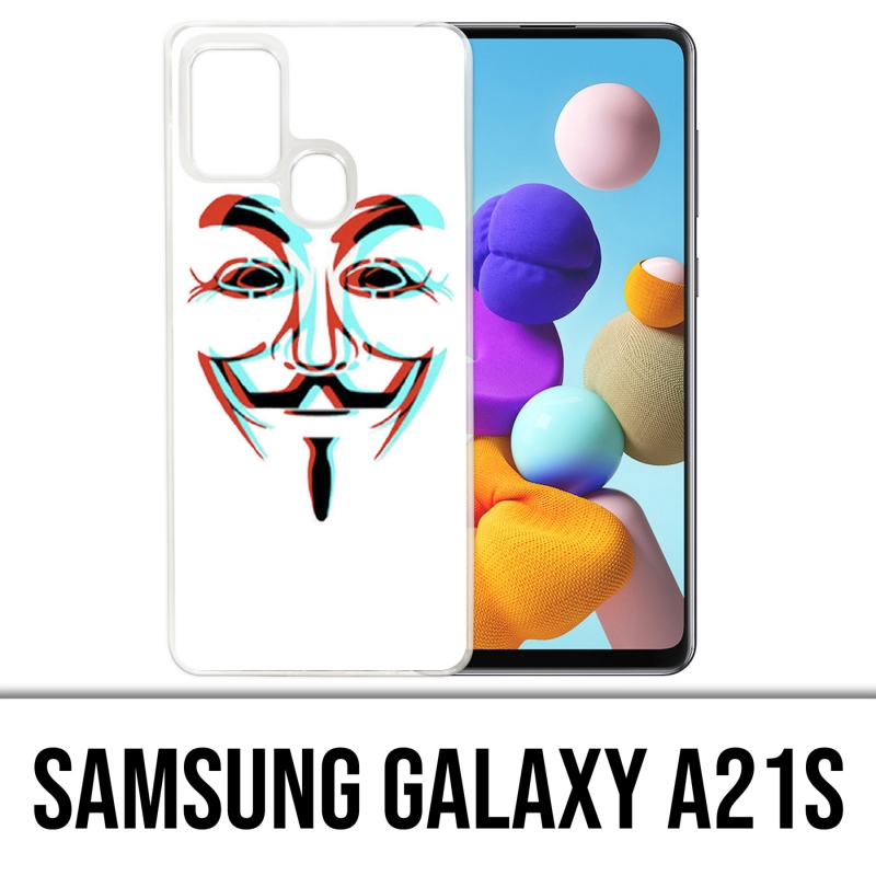 Samsung Galaxy A21s Case - Anonym 3D