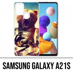 Funda Samsung Galaxy A21s - Oso astronauta
