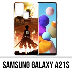 Samsung Galaxy A21s Case - Attak-On-Titan-Poster