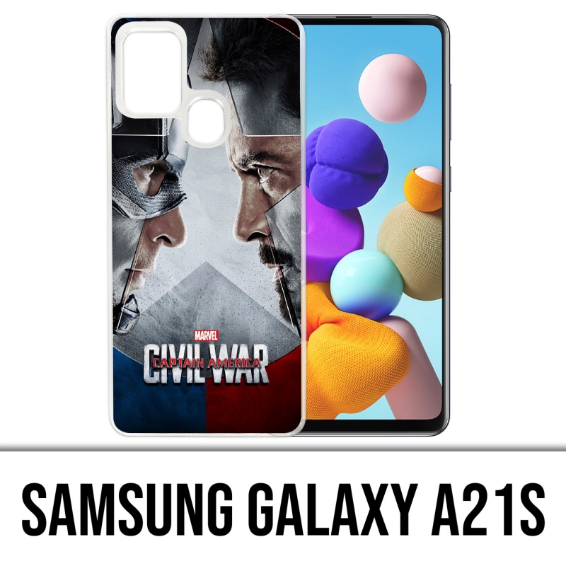 Funda Samsung Galaxy A21s - Avengers Civil War