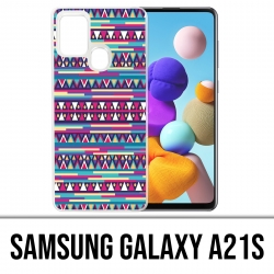 Samsung Galaxy A21s Case - Pink Aztec