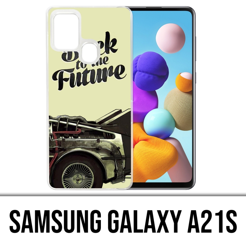 Custodia Samsung Galaxy A21s - Ritorno al futuro Delorean