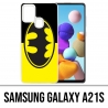 Samsung Galaxy A21s Case - Batman Logo Classic Yellow Black