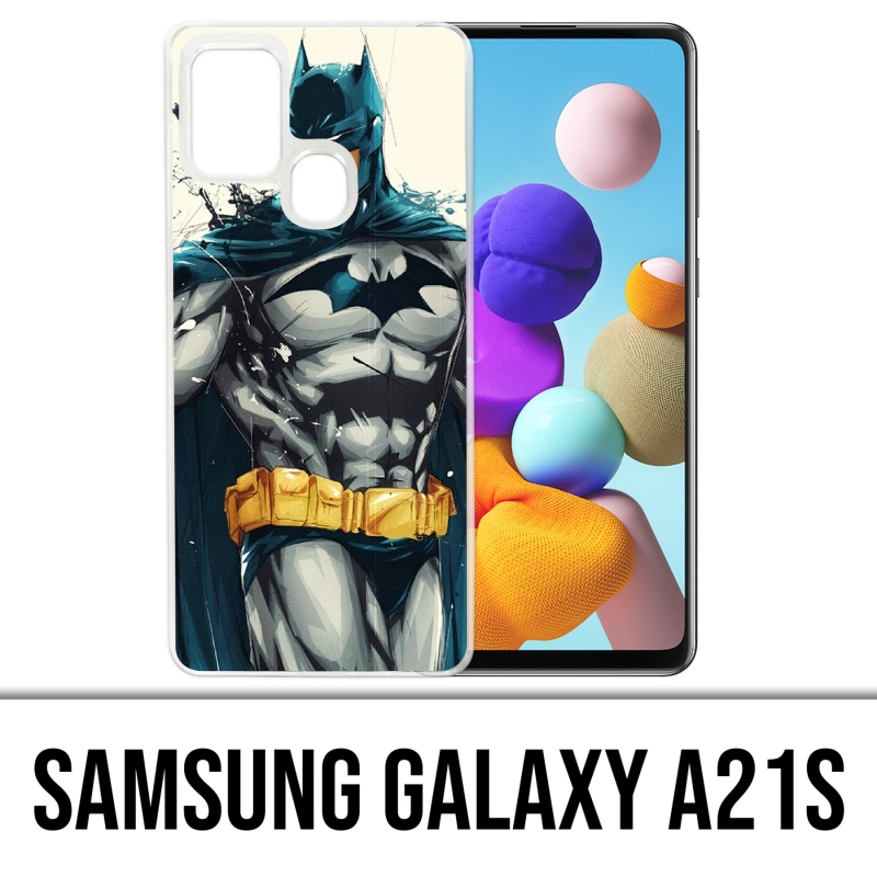 Custodia per Samsung Galaxy A21s - Vernice Batman Art