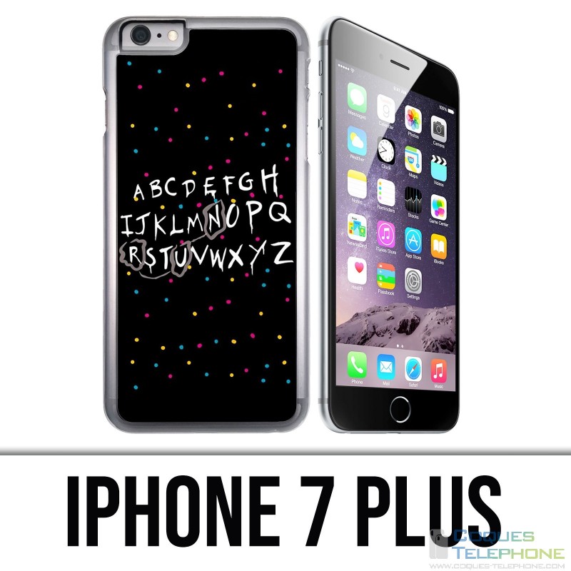 Coque iPhone 7 PLUS - Stranger Things Alphabet