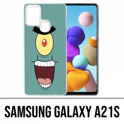 Custodia per Samsung Galaxy A21s - Sponge Bob Plankton