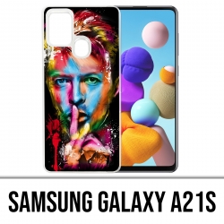 Samsung Galaxy A21s Case - Bowie Multicolor