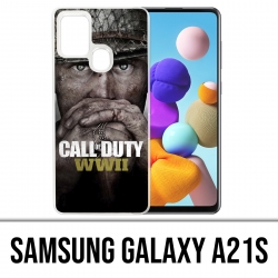 Custodia per Samsung Galaxy A21s - Call Of Duty Ww2 Soldiers