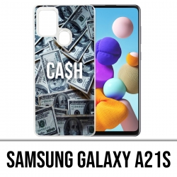 Custodia per Samsung Galaxy A21s - Dollari in contanti