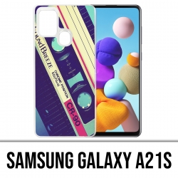 Custodia per Samsung Galaxy A21s - Audio Cassette Sound Breeze