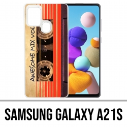 Samsung Galaxy A21s Case - Wächter der Galaxy Vintage Audio-Kassette