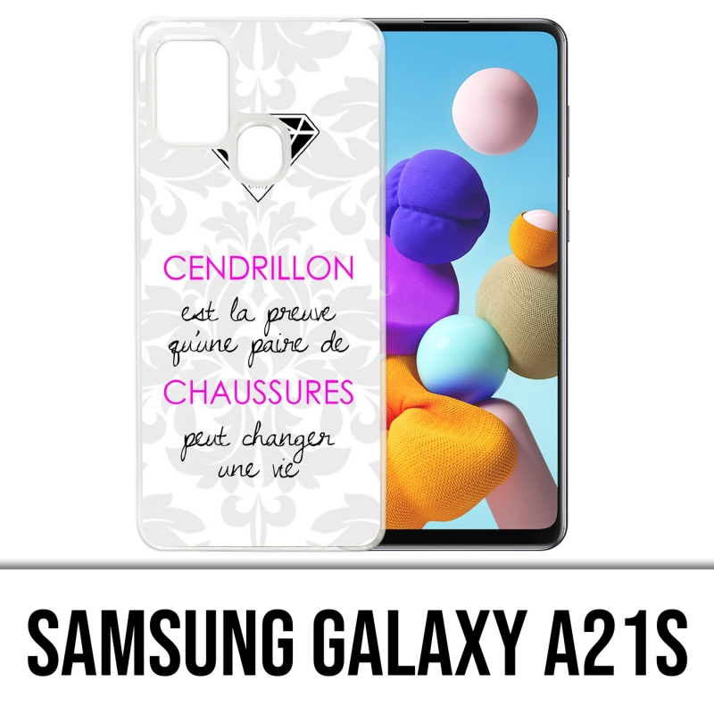 Custodia per Samsung Galaxy A21s - Citazione di Cenerentola