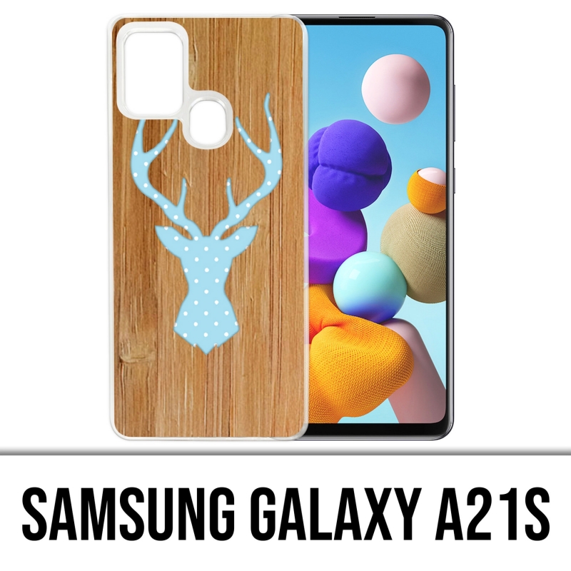 Samsung Galaxy A21s Case - Deer Wood Bird