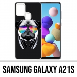 Custodia per Samsung Galaxy A21s - Dj Pug Dog