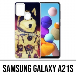 Samsung Galaxy A21s Case - Jusky Astronaut Dog