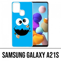 Custodia per Samsung Galaxy A21s - Cookie Monster Face