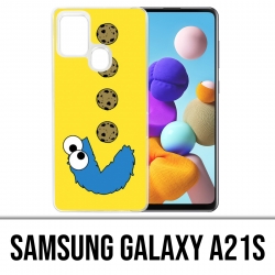 Samsung Galaxy A21s Case - Cookie Monster Pacman