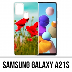 Custodia per Samsung Galaxy A21s - Poppies 2