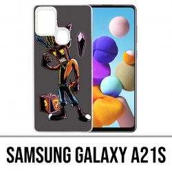 Custodia per Samsung Galaxy A21s - Maschera Crash Bandicoot