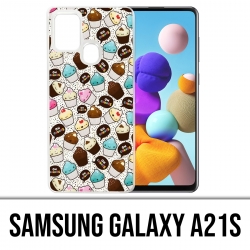 Custodia per Samsung Galaxy A21s - Kawaii Cupcake