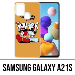 Coque Samsung Galaxy A21s - Cuphead