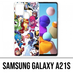 Samsung Galaxy A21s Case - Cute Marvel Heroes