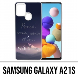 Coque Samsung Galaxy A21s - Disney Citation Pense Crois Reve