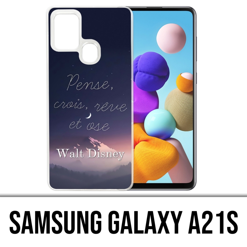 Funda Samsung Galaxy A21s - Disney Quote Think Believe