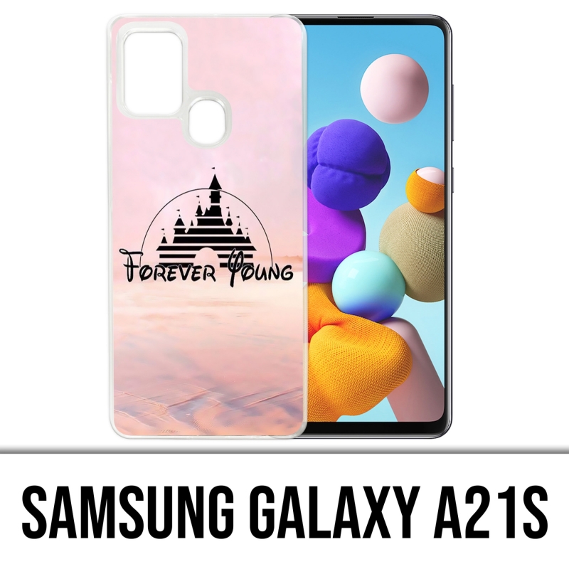 Coque Samsung Galaxy A21s - Disney Forver Young Illustration
