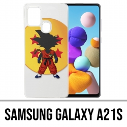 Samsung Galaxy A21s Case - Dragon Ball Goku Kristallkugel