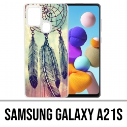 Funda Samsung Galaxy A21s - Atrapasueños con plumas