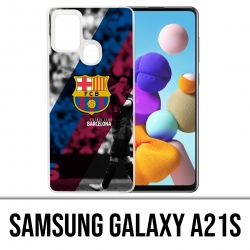 Custodia per Samsung Galaxy A21s - Football Fcb Barca