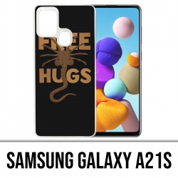 Coque Samsung Galaxy A21s - Free Hugs Alien