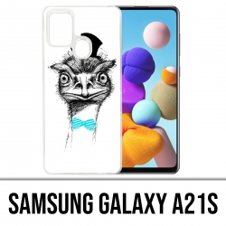Samsung Galaxy A21s Case - Lustiger Strauß