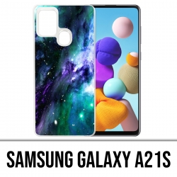 Coque Samsung Galaxy A21s - Galaxie Bleu