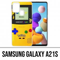 Funda Samsung Galaxy A21s - Game Boy Color Pikachu Pokémon Amarillo
