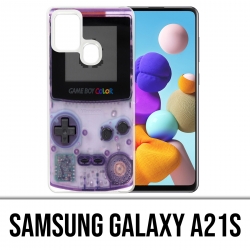 Coque Samsung Galaxy A21s - Game Boy Color Violet
