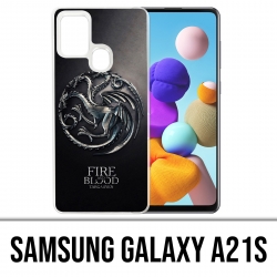 Funda Samsung Galaxy A21s - Juego De Tronos Targaryen