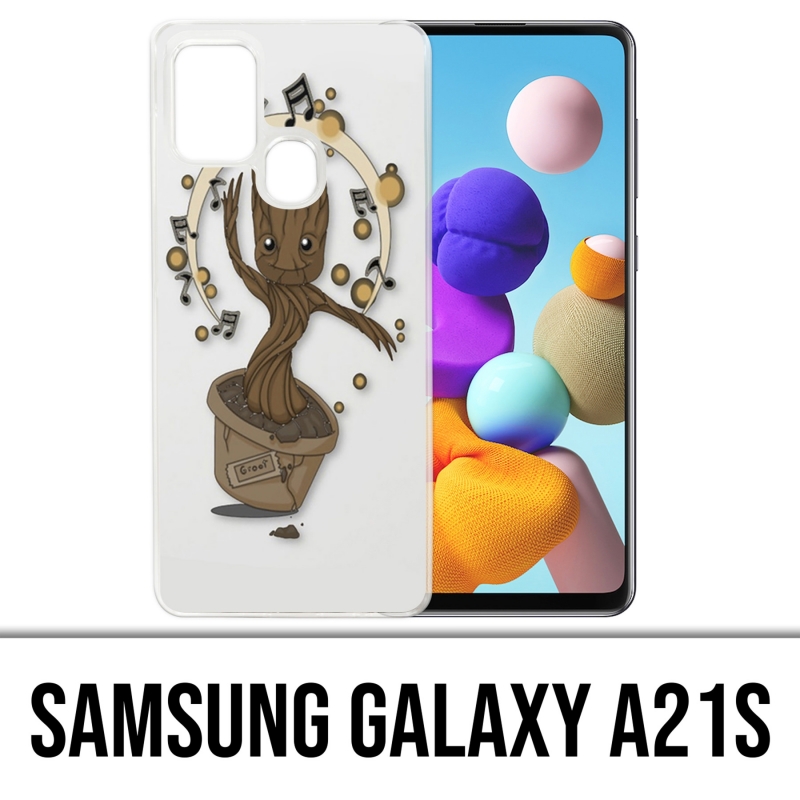 Funda Samsung Galaxy A21s de Guardianes de la Galaxia Dancing Groot
