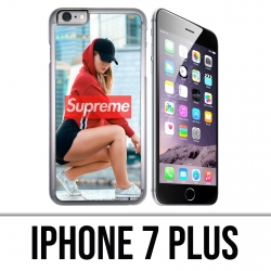 Coque iPhone 7 PLUS - Supreme Girl Dos