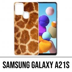 Custodia per Samsung Galaxy A21s - Pelliccia di giraffa