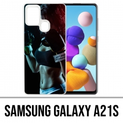 Funda Samsung Galaxy A21s - Chica Boxe