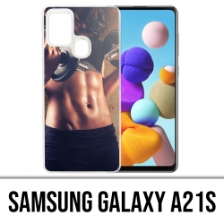 Custodie e protezioni Samsung Galaxy A21s - Girl Musculation